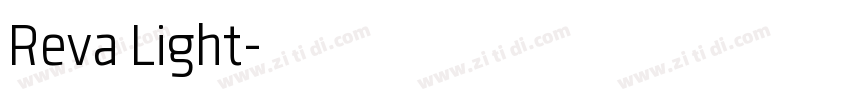 Reva Light字体转换 Reva Light字体转换